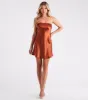 Silky-Smooth Satin Short Slip Dress sold by Windsor