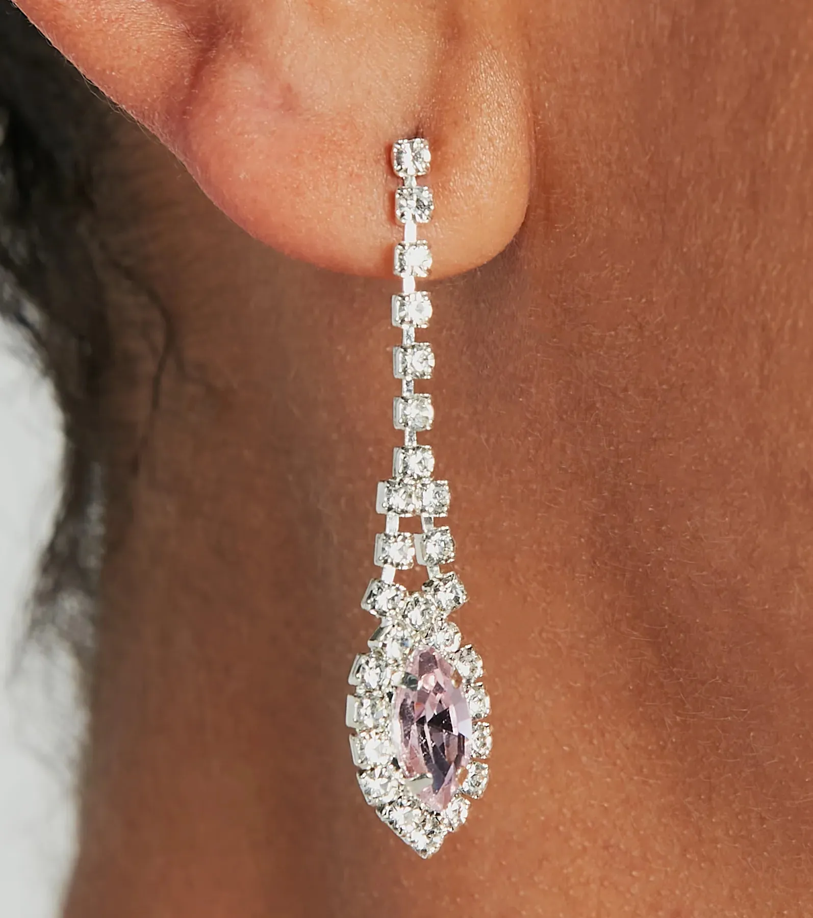 Stunning Glitz Gemstone Necklace And Earrings Set sold by Windsor product image thumbnail 2