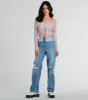 Floral Daydream Off-The-Shoulder Mesh Top sold by Windsor