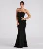 Breanne Strapless Ruffled Back Mermaid Dress sold by Windsor
