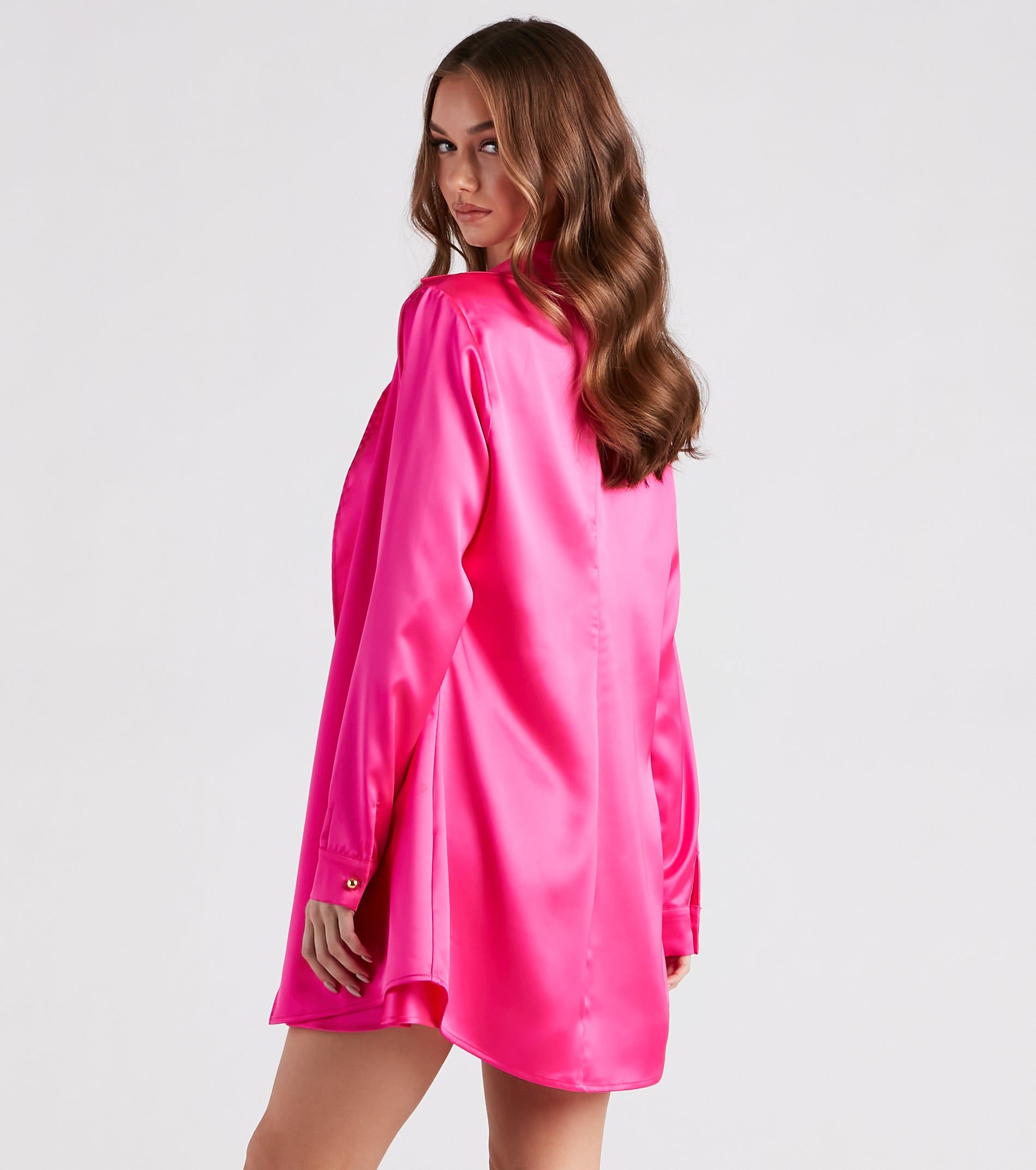 Forever Timeless Satin Collared Top sold by Windsor product image thumbnail 2