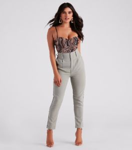 Perfectly Pleated Cuffed Trouser Pants sold by Windsor