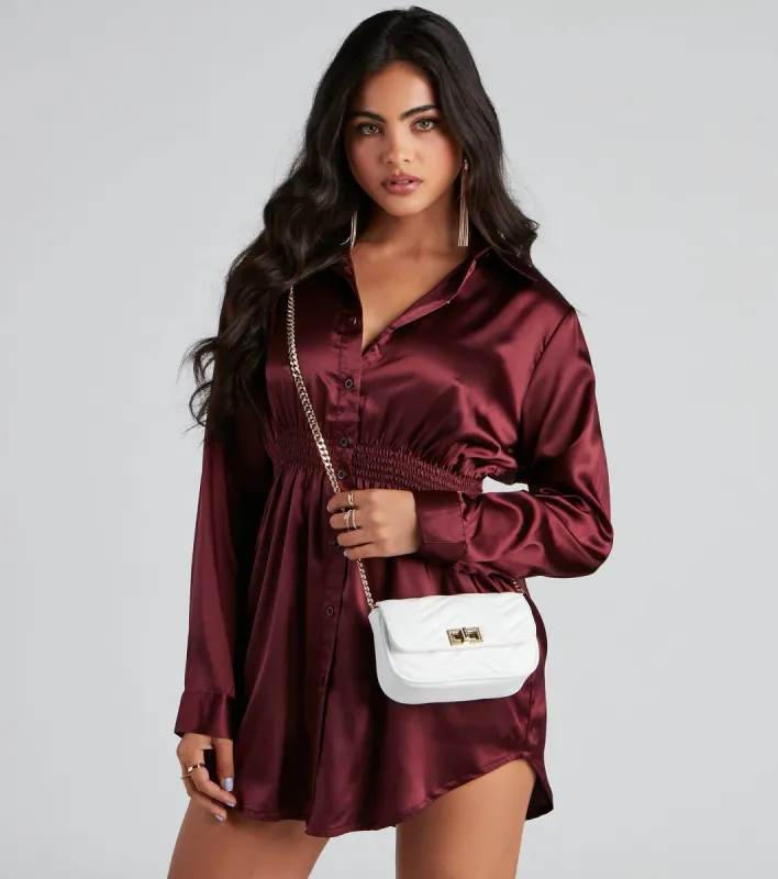 Style Staple Quilted Faux Leather Crossbody Bag sold by Windsor