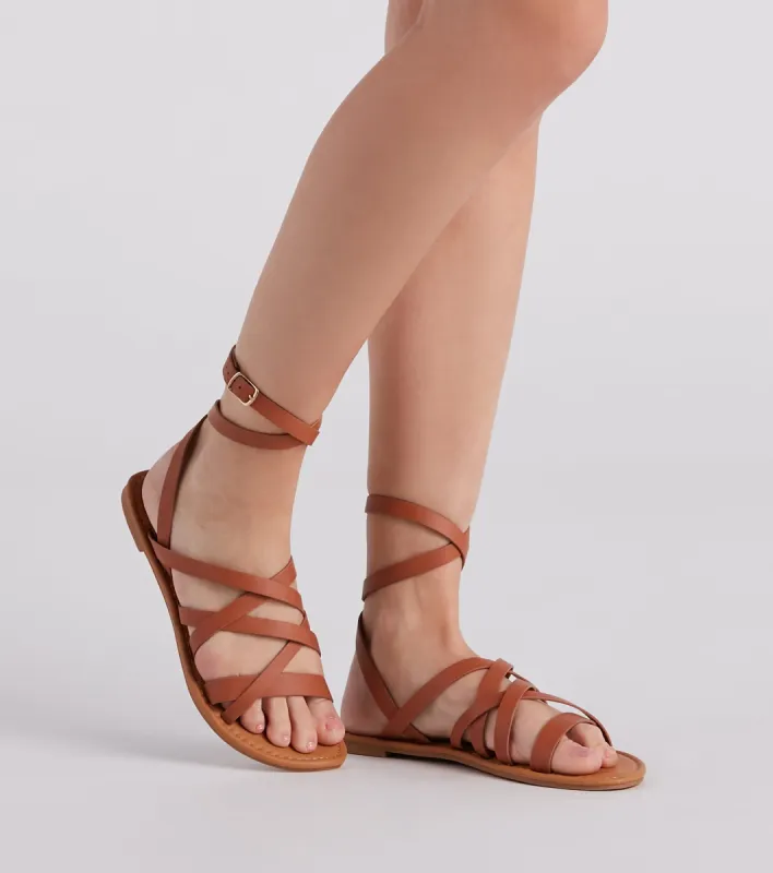Bohemian Chic Strappy Sandals sold by Windsor