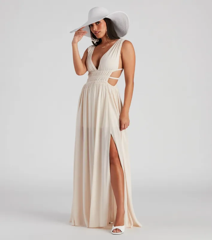Desert Vacay Sleeveless Maxi Dress sold by Windsor