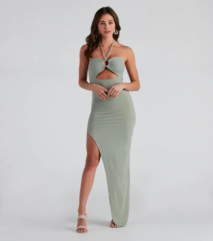 Sultry Summer Halter Maxi Dress sold by Windsor