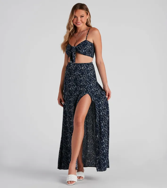 Kaleidoscope Boho Tie-Front Top sold by Windsor