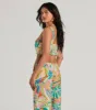 Getaway Retreat Sweetheart Tropical Crop Top sold by Windsor