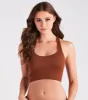 Coveting This Basic Seamless Racerback Bra Top sold by Windsor