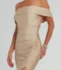 Alicia Off-The-Shoulder Mermaid Formal Dress sold by Windsor