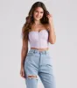 CLEARANCE - Polka Dot Cutie Mesh Crop Bustier sold by Windsor