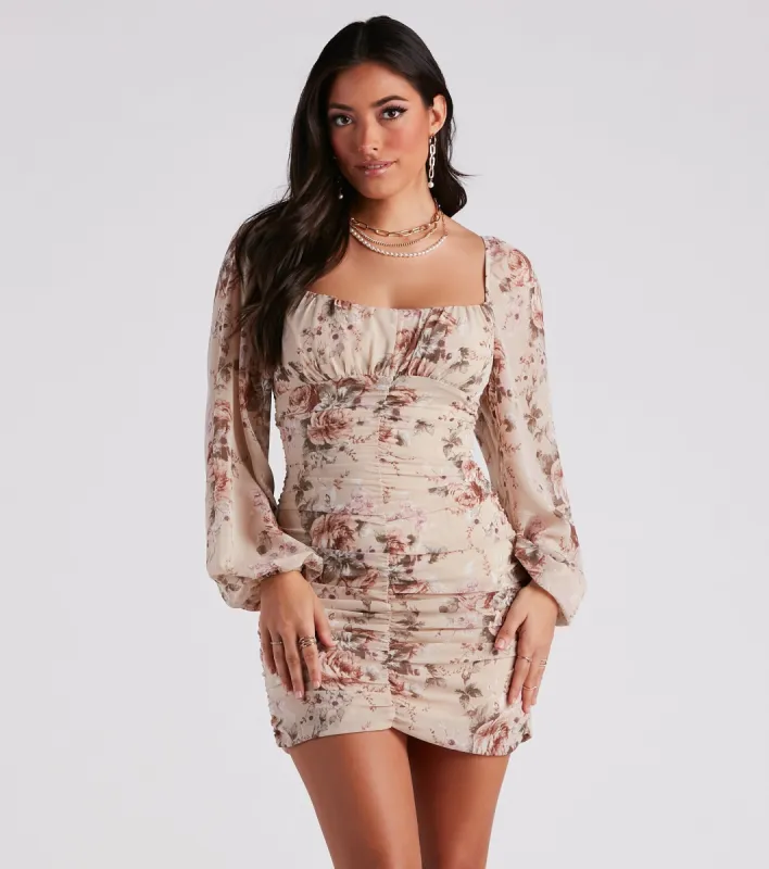 Effortless Beauty Floral Mini Dress sold by Windsor