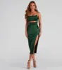 PLACEHOLDER - Seona Formal Satin Midi Dress sold by Windsor