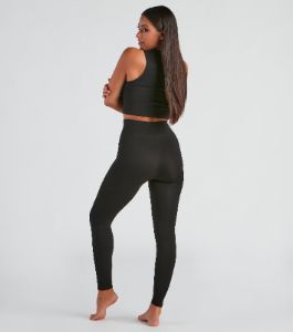 Smooth And Seamless Crop Top And Leggings Set sold by Windsor