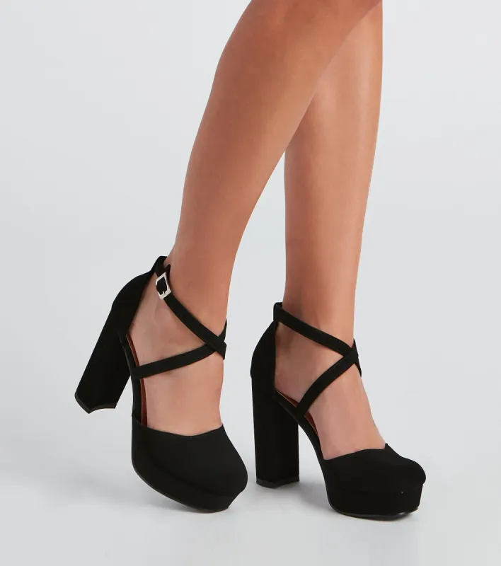 It-Girl Moment Platform Pumps sold by Windsor