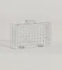 Glamorous And Clear Rhinestone Box Clutch sold by Windsor