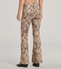 Slither In Style High Rise Snake Print Flare Pants sold by Windsor