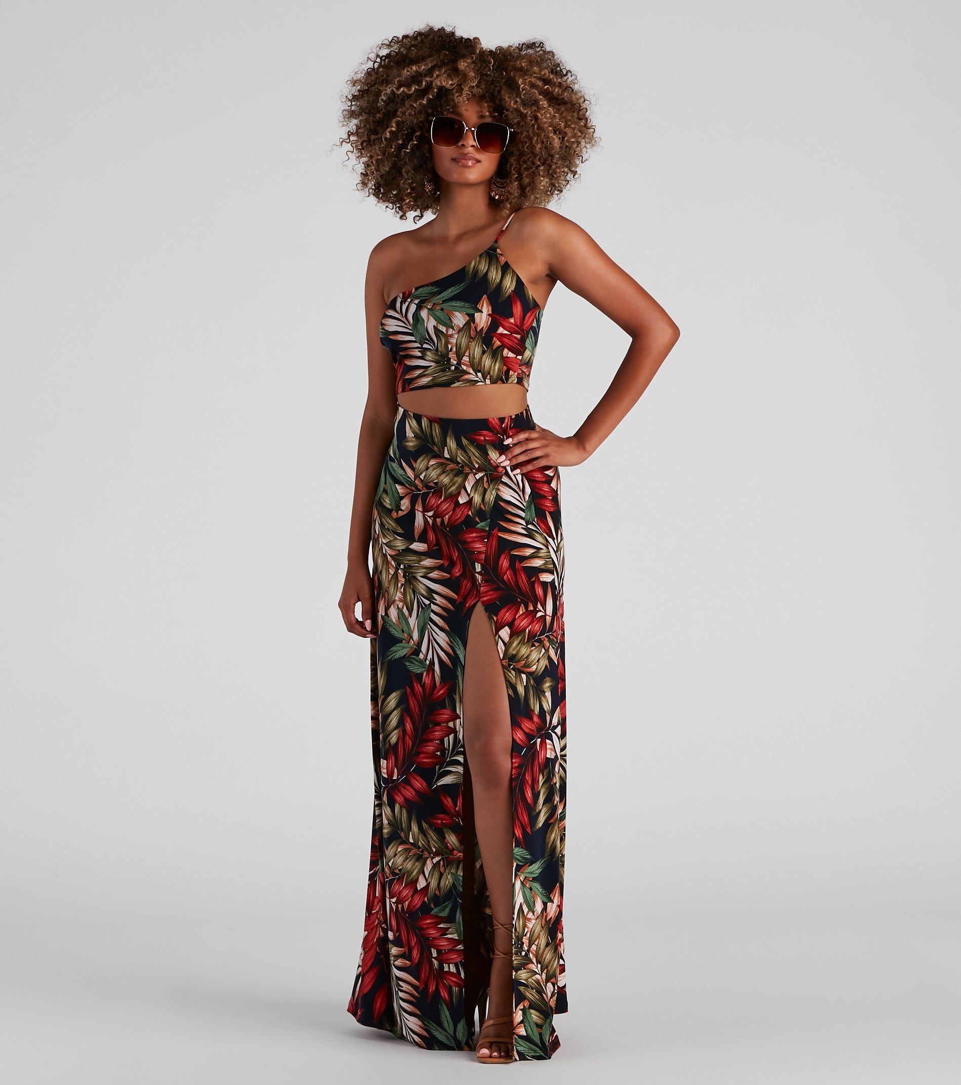 Vacay Approved Printed Maxi Skirt sold by Windsor