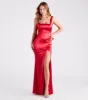 Dianna Formal Satin Bow Mermaid Dress sold by Windsor