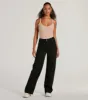 Up A Notch Sleeveless V-Neck Knit Bodysuit sold by Windsor