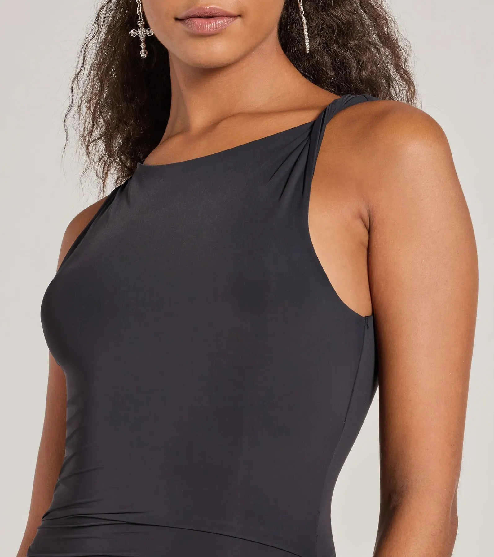 Make A Toast Sleeveless Bodycon Mini Dress sold by Windsor product image thumbnail 4