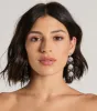 Burst Of Brilliance Coin Dangle Earrings sold by Windsor