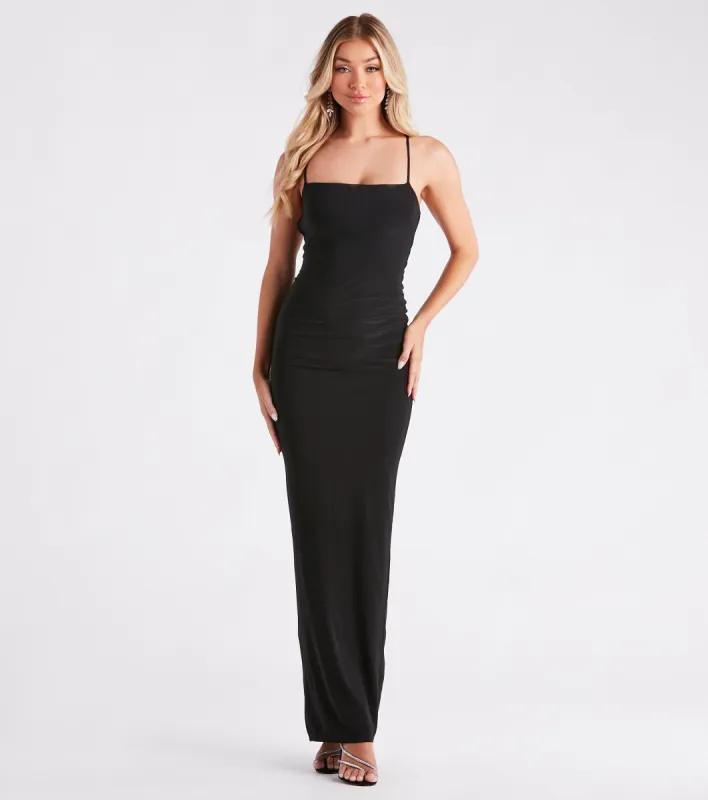All Dolled Up Strappy Back Maxi Dress sold by Windsor