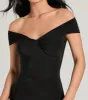 Elevated Chic Off-The-Shoulder A-Line Mini Dress sold by Windsor