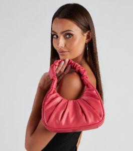 Crowd Favorite Ruffle Shoulder Bag sold by Windsor