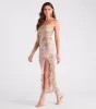 Effortlessly Ethereal Floral Mesh Maxi Dress sold by Windsor