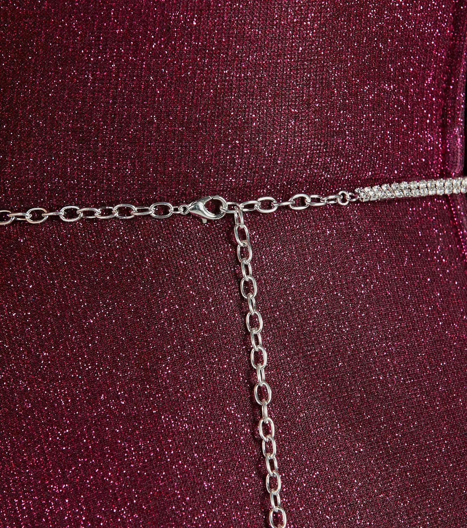 Perfectly Luxe Rhinestone Braided Belt sold by Windsor product image thumbnail 3