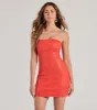 Party Starter Sequin Lace Strapless Mini Dress sold by Windsor