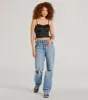 Love It Lace-Up Satin Cropped Corset Top sold by Windsor
