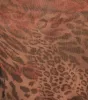 Wildly Sultry Tie-Front Leopard Rose Mesh Crop Top sold by Windsor
