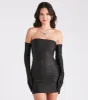 Arm Candy Strapless Mini Dress With Gloves sold by Windsor