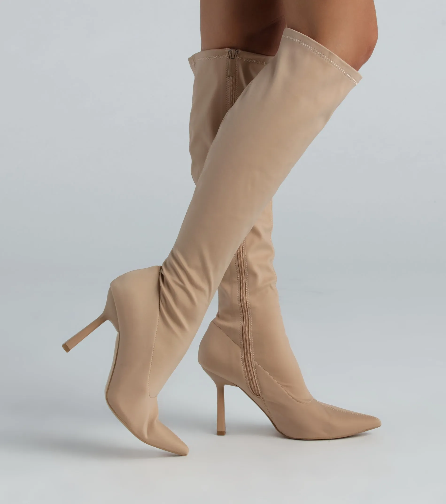 Elevated Mood Knee-High Stiletto Boots sold by Windsor
