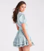 Chic Summer Days Ruffled Cotton Skater Dress sold by Windsor
