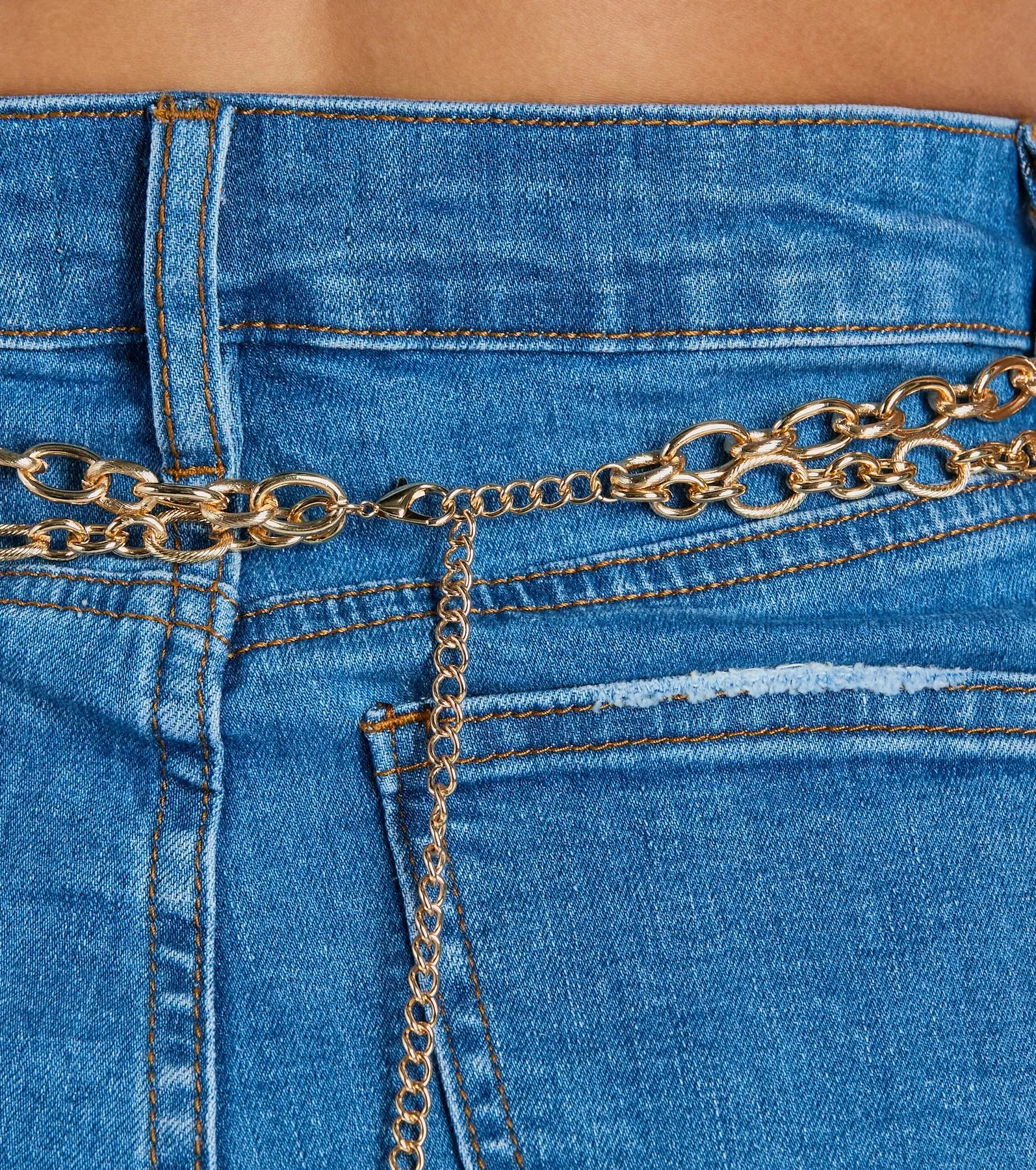 Sky Gazing Moon Star Chain Belt sold by Windsor product image thumbnail 3