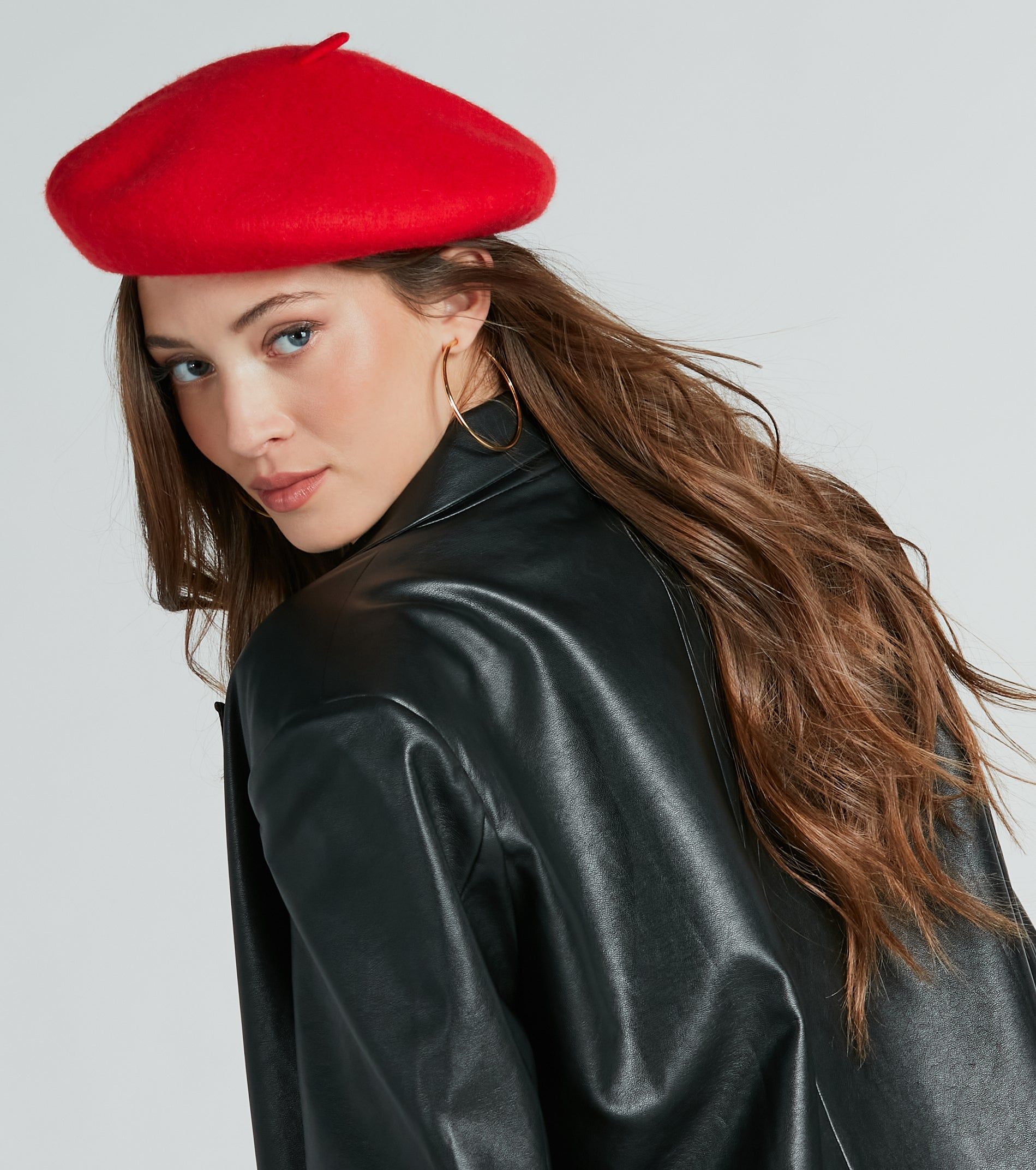 Parisian Girlie Faux Wool Beret sold by Windsor product image thumbnail 2