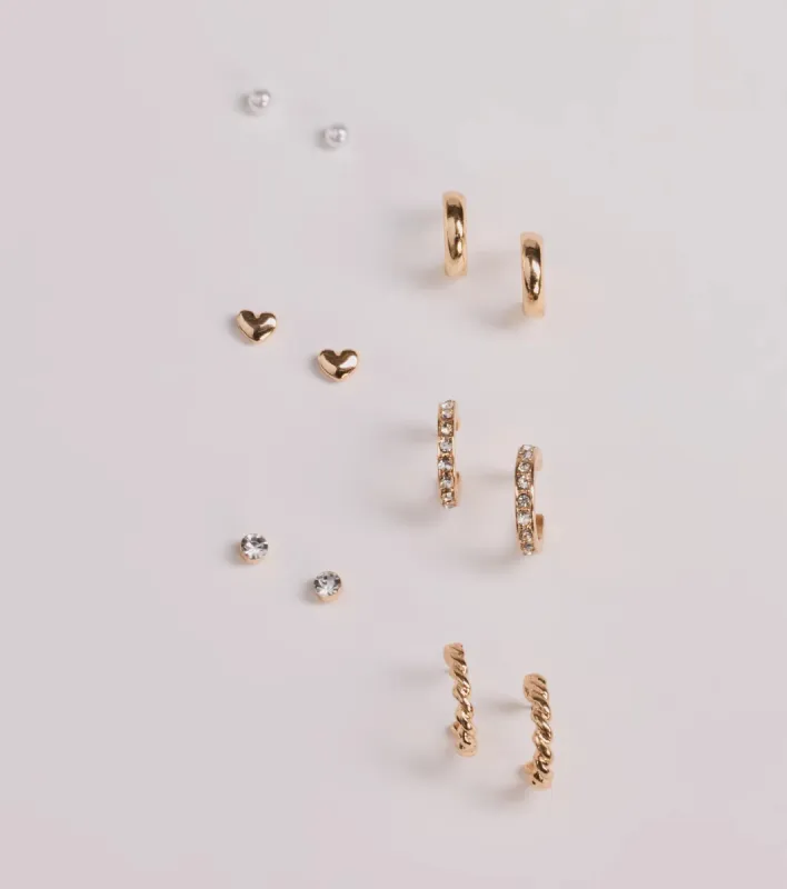 In The Details Six Pack Earrings Set sold by Windsor