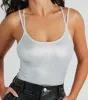 Cool Girl Radiance Strappy Metallic Bodysuit sold by Windsor