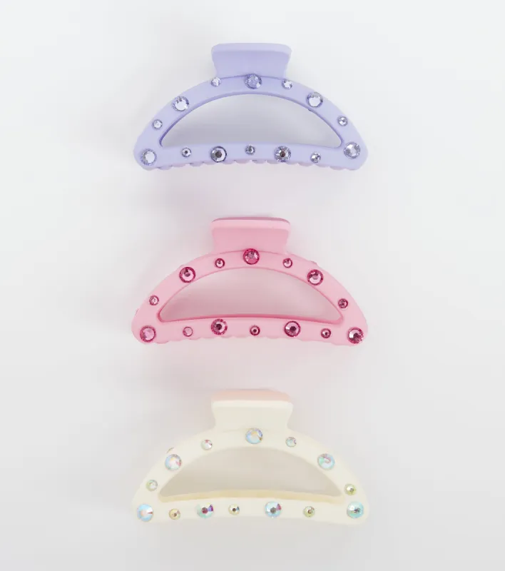 Cute Glamour Rhinestone Hair Claw Clips sold by Windsor