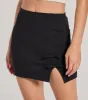 Left And Right High Rise Bow Slit Mini Skirt sold by Windsor