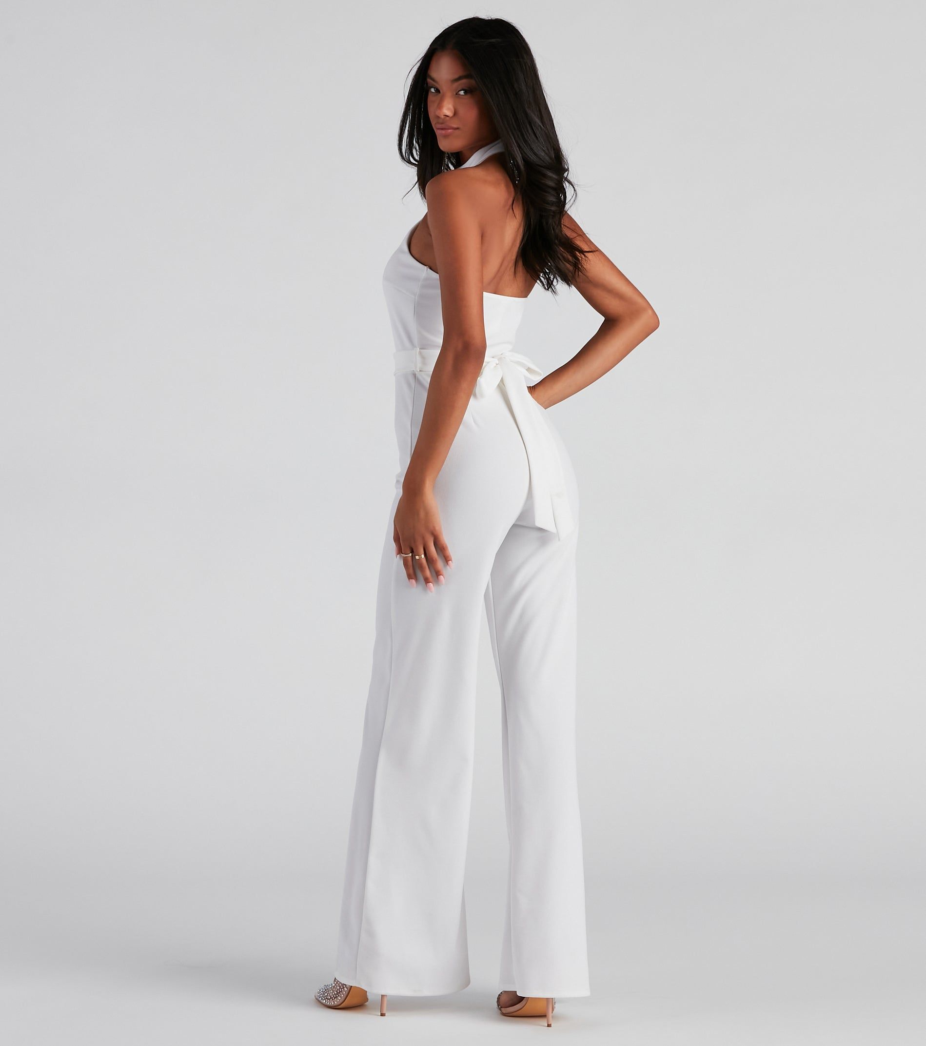 CLEARANCE - Key To Style Flared Jumpsuit sold by Windsor product image thumbnail 2