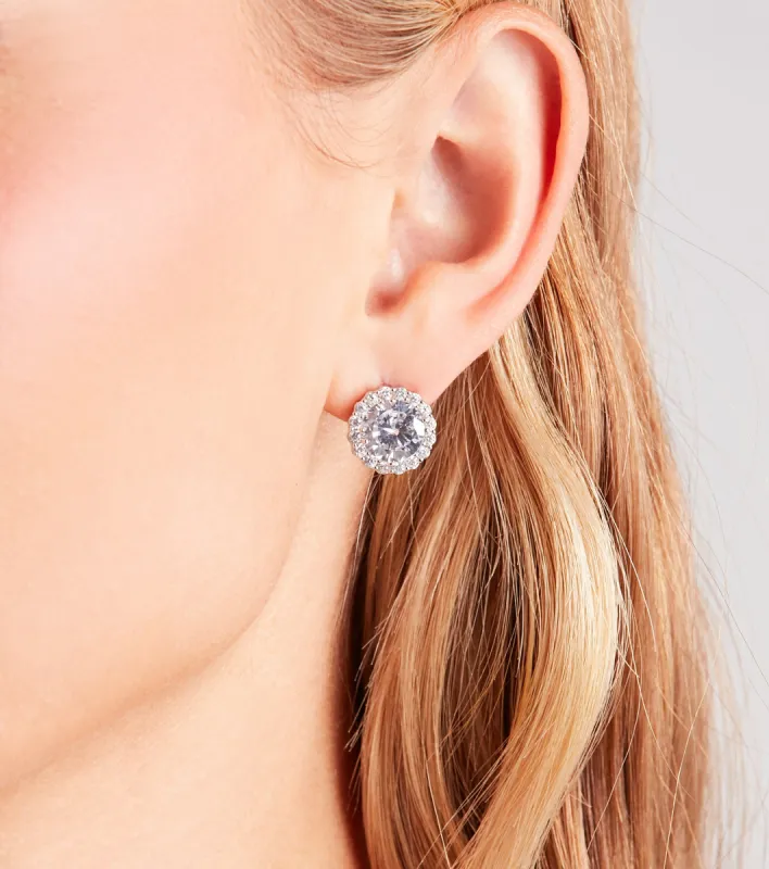Sparkly Statement Rhinestone Stud Earrings sold by Windsor