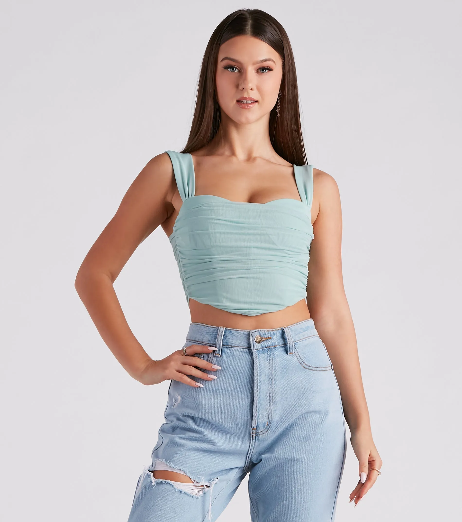 CLEARANCE - Who's That Girl Ruched Bustier sold by Windsor