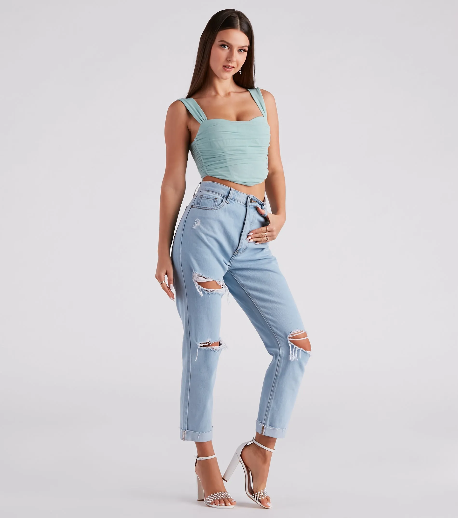 CLEARANCE - Who's That Girl Ruched Bustier sold by Windsor product image thumbnail 3