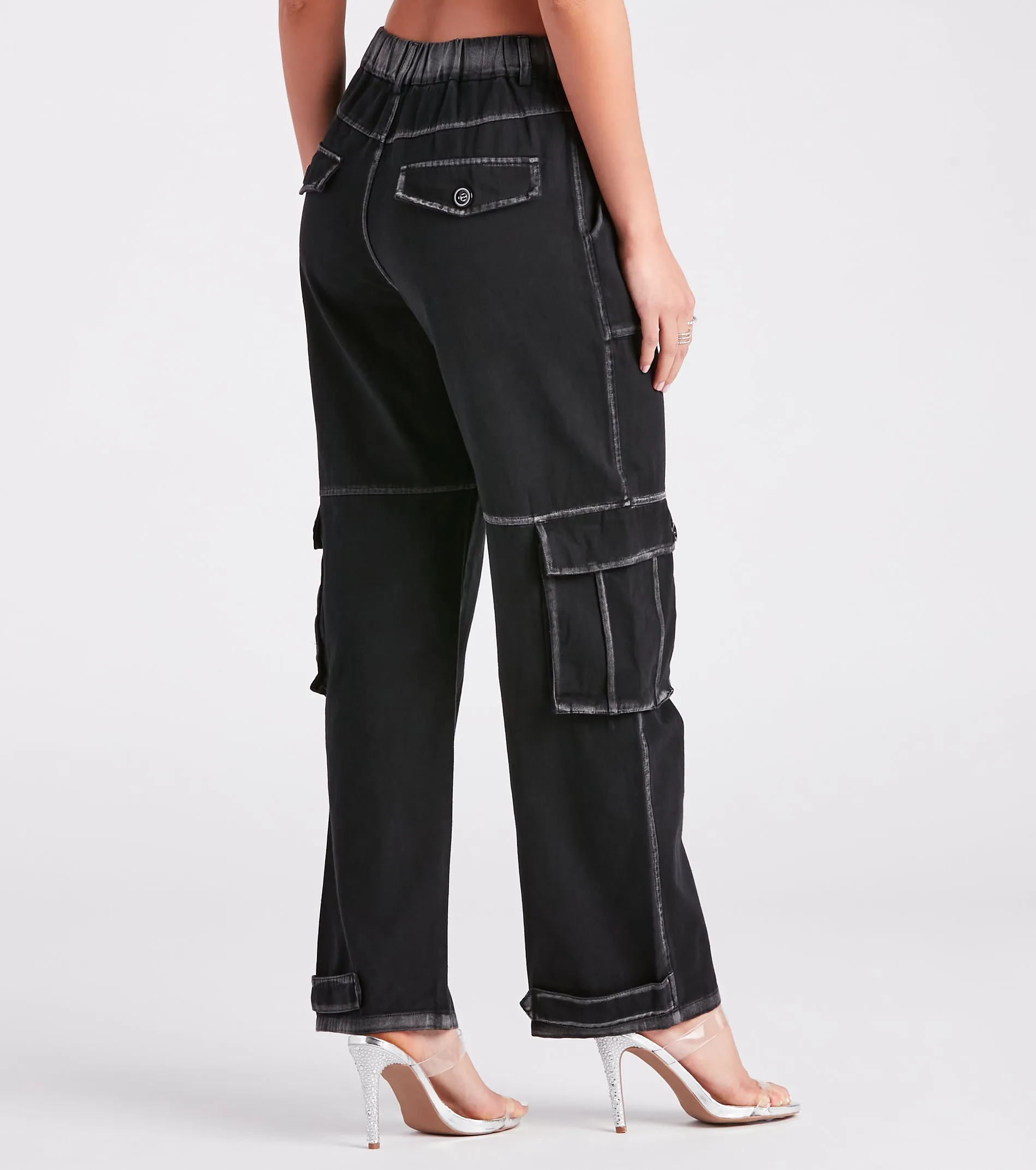 Casual Hangout Straight-Leg Cargo Pants sold by Windsor product image thumbnail 3