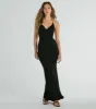 Simple Slay Halter Cowl Neck Ribbed Knit Maxi Dress sold by Windsor