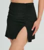 Solid Ten High Rise Slit Bodycon Mini Skirt sold by Windsor